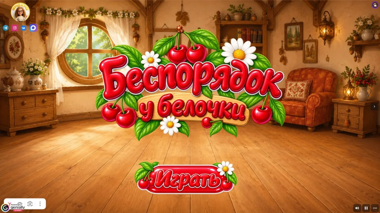 Беспорядок у белочки 🍒 Входной тест (из 1 в 2)