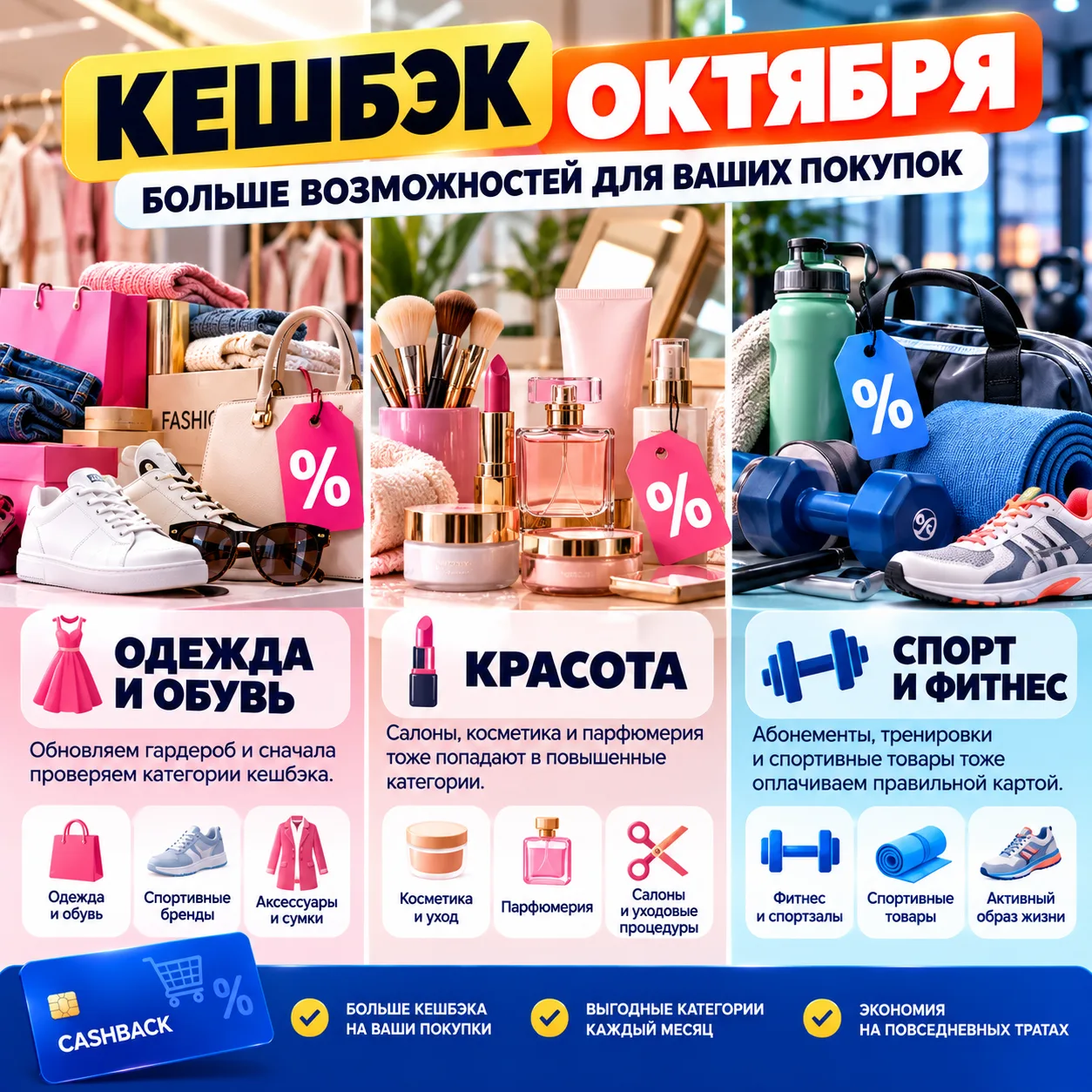 👗 КЕШБЭК ОКТЯБРЯ: ОДЕЖДА И ОБУВЬ