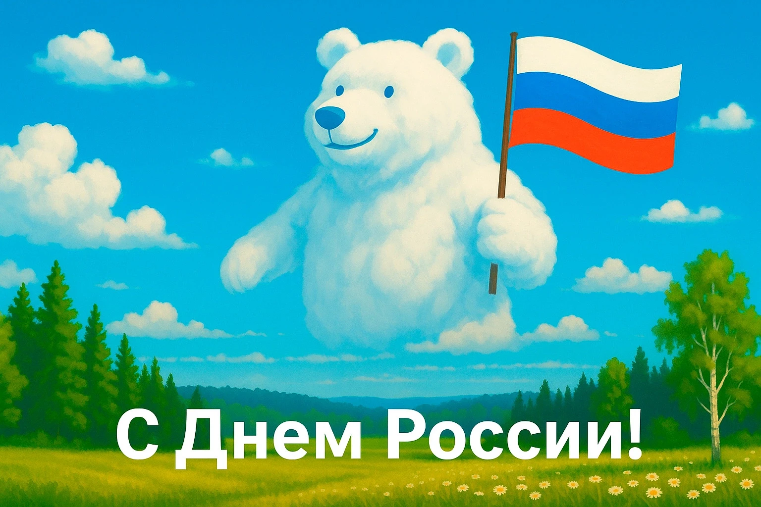 День России — государственный праздник, который символизирует рождение современной Российской Федера