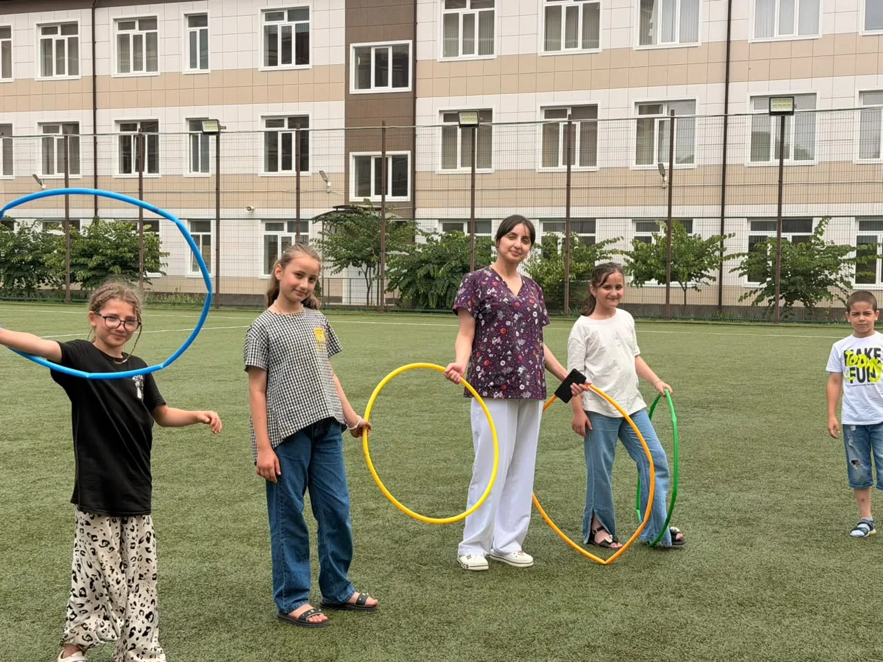 День здоровья и спорта в лагере «Улыбка»!
Наша медицинская сестра Магомедова Написат Магомедовна орг