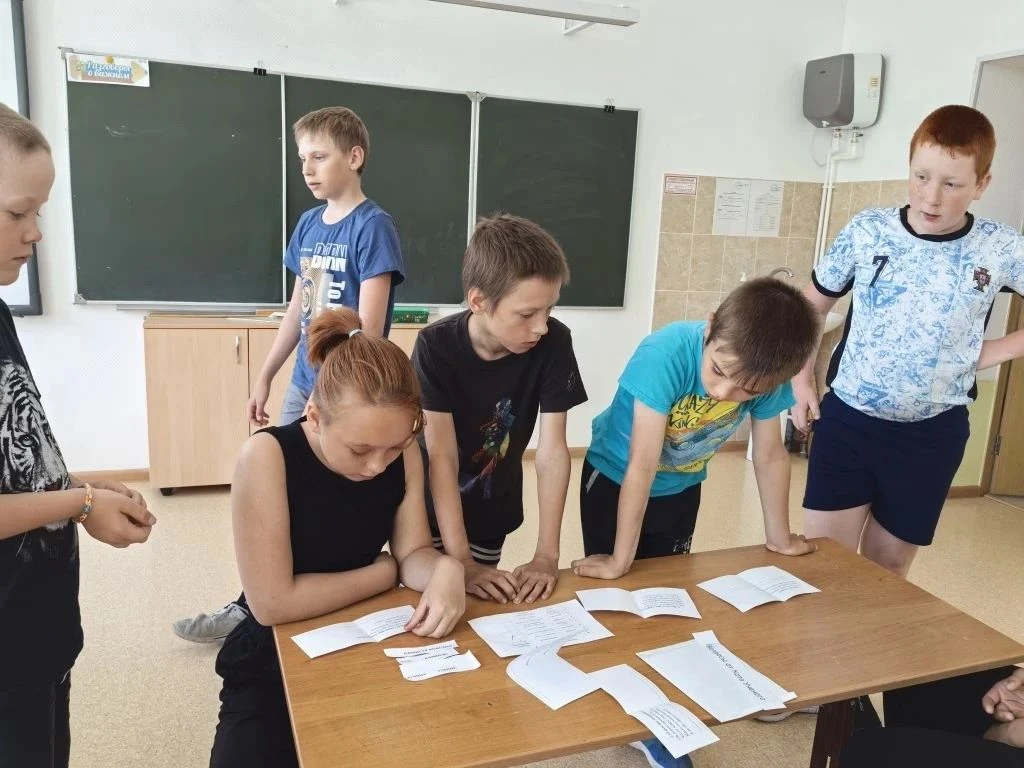 📖 Сегодня в летнем пришкольном оздоровительном лагере с дневным пребыванием прошел 6-й...