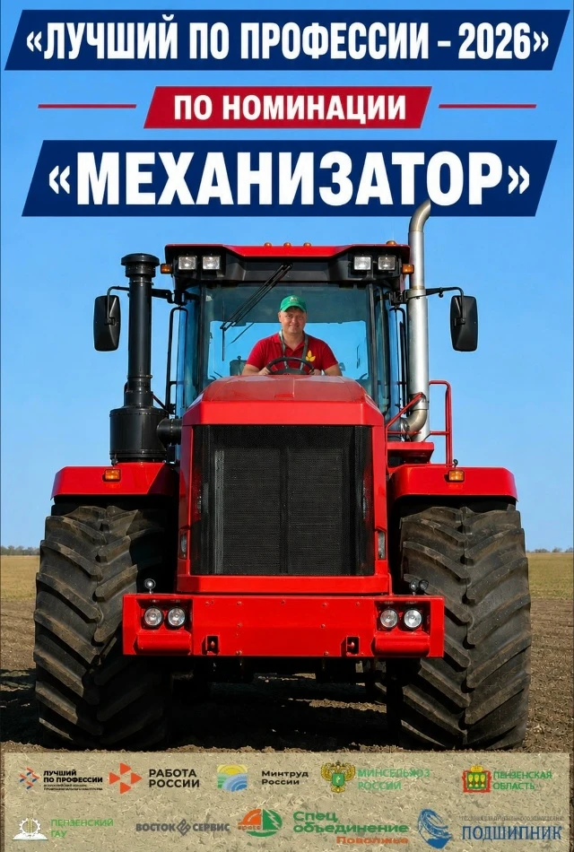 🚜 В Пензенском ГАУ определят лучшего механизатора региона