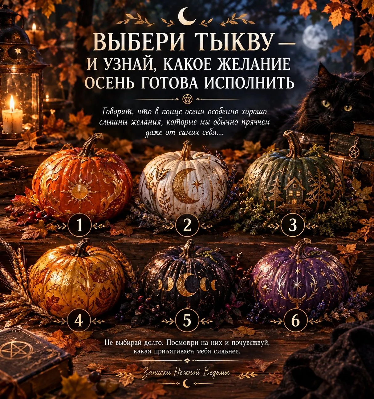 🎃 ВЫБЕРИ ТЫКВУ — И УЗНАЙ, КАКОЕ ЖЕЛАНИЕ ОСЕНЬ ГОТОВА ИСПОЛНИТЬ
