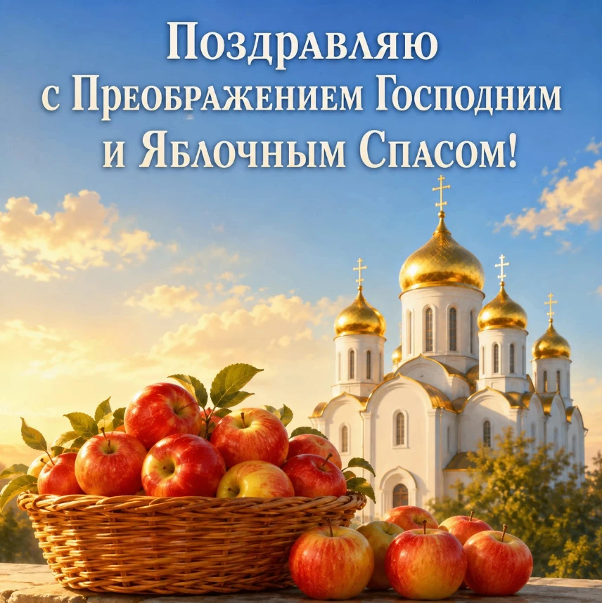 🍎 С Яблочным Спасом и Преображением Господним!