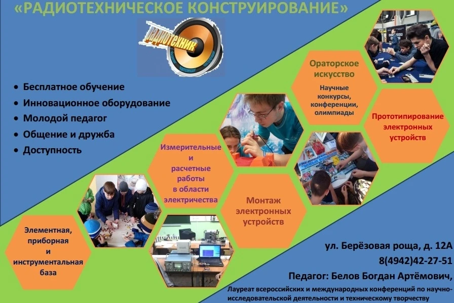 📢 Единственное в Костроме действующее объединение технического творчества по радиотехн...