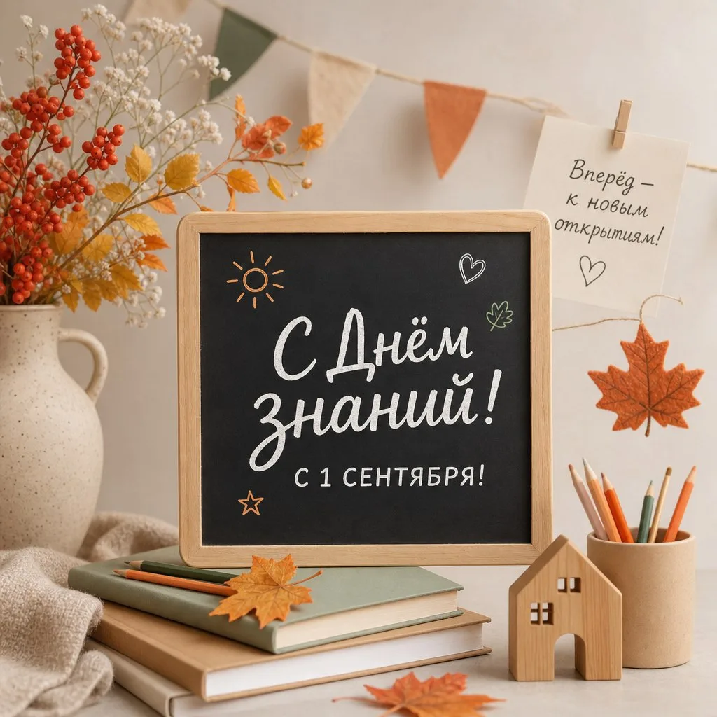 📚 С Днём знаний! С 1 сентября! 🍂
