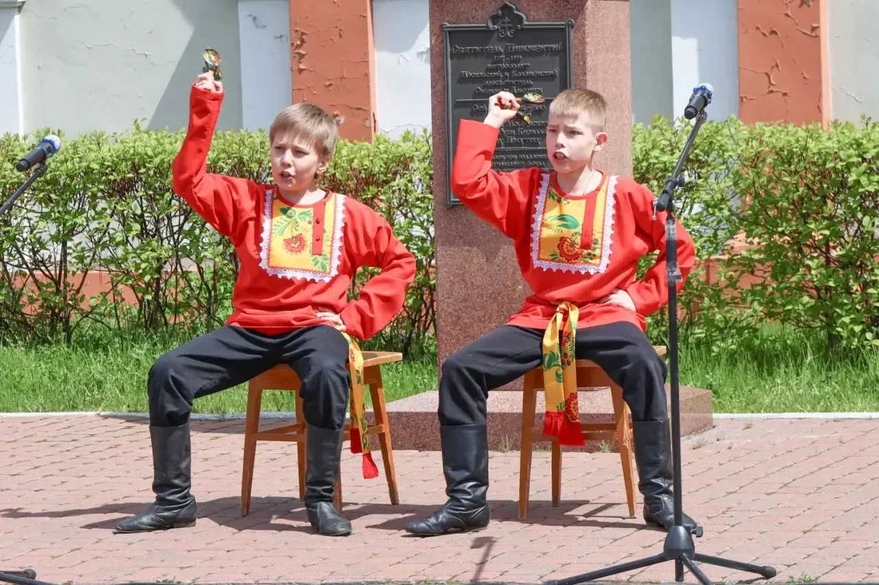 Задорно и весело ☀️ прошел завершающий учебный год концерт воспитанников воскресной школы Богоявленс