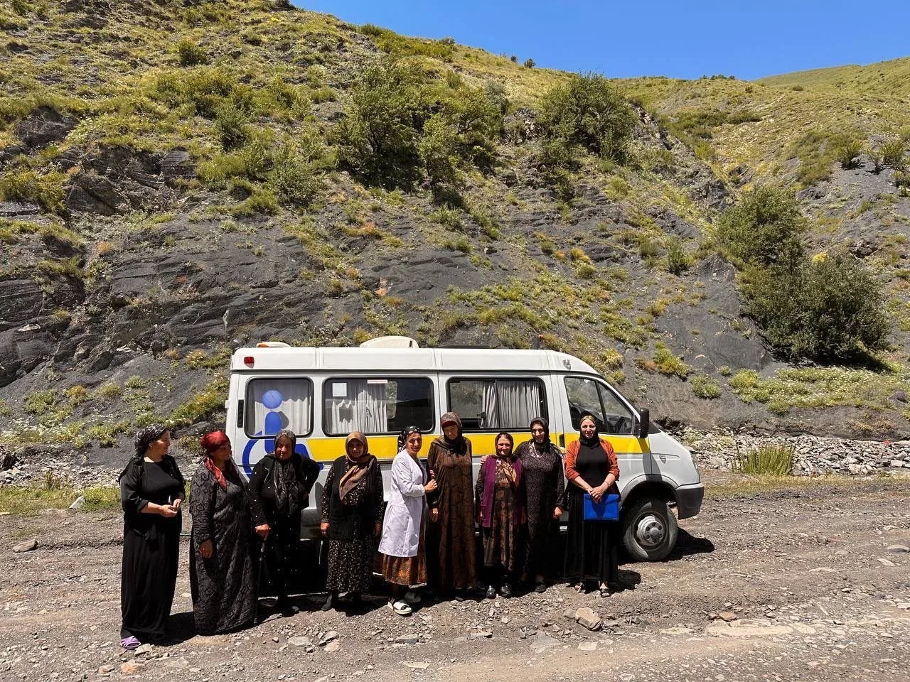 🚐В Рутульском районе продолжается доставка пожилых граждан на диспансеризацию в рамках...