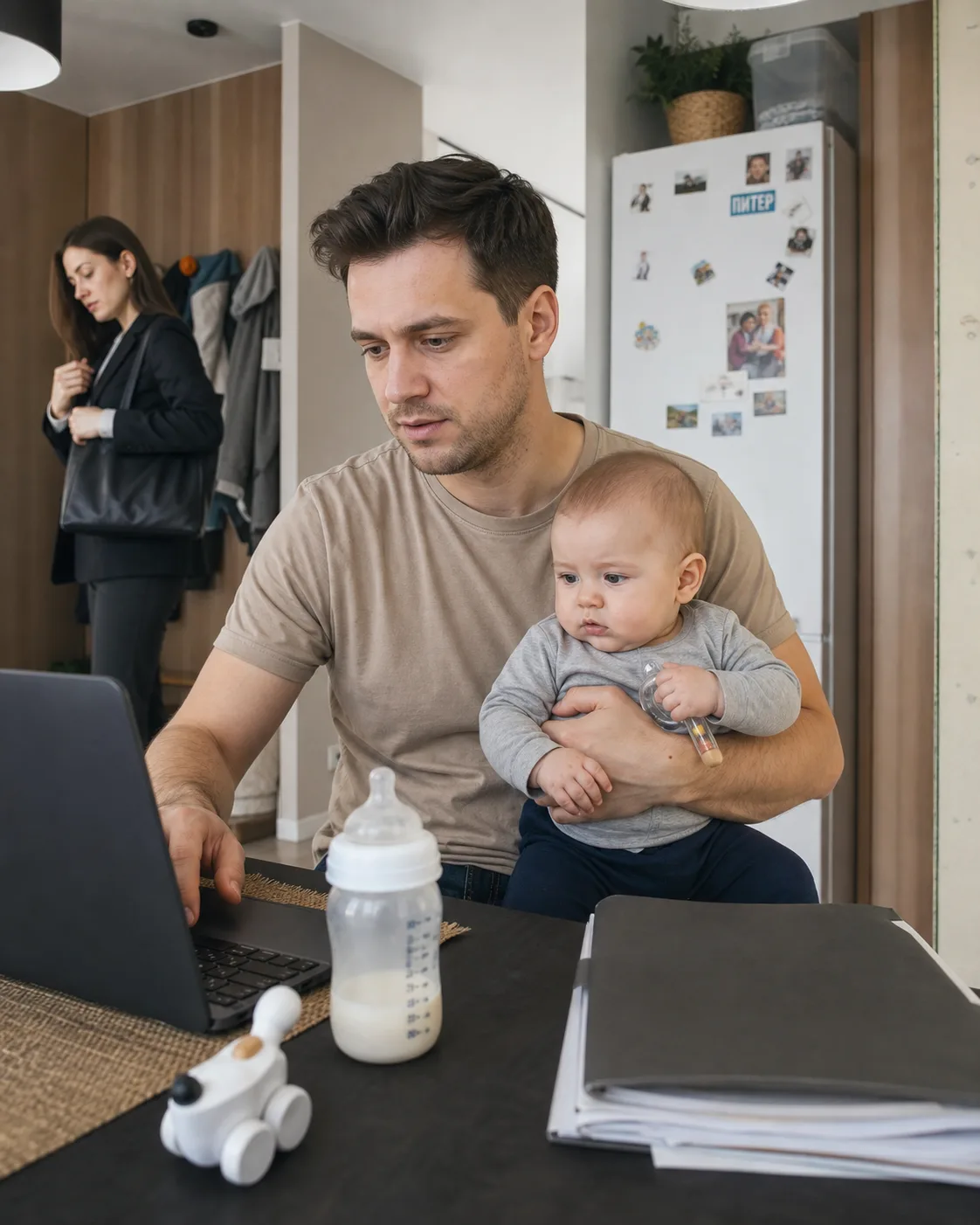 👶 Каждый седьмой декрет в России теперь оформляют на мужчин  За последние два года число «мужских де