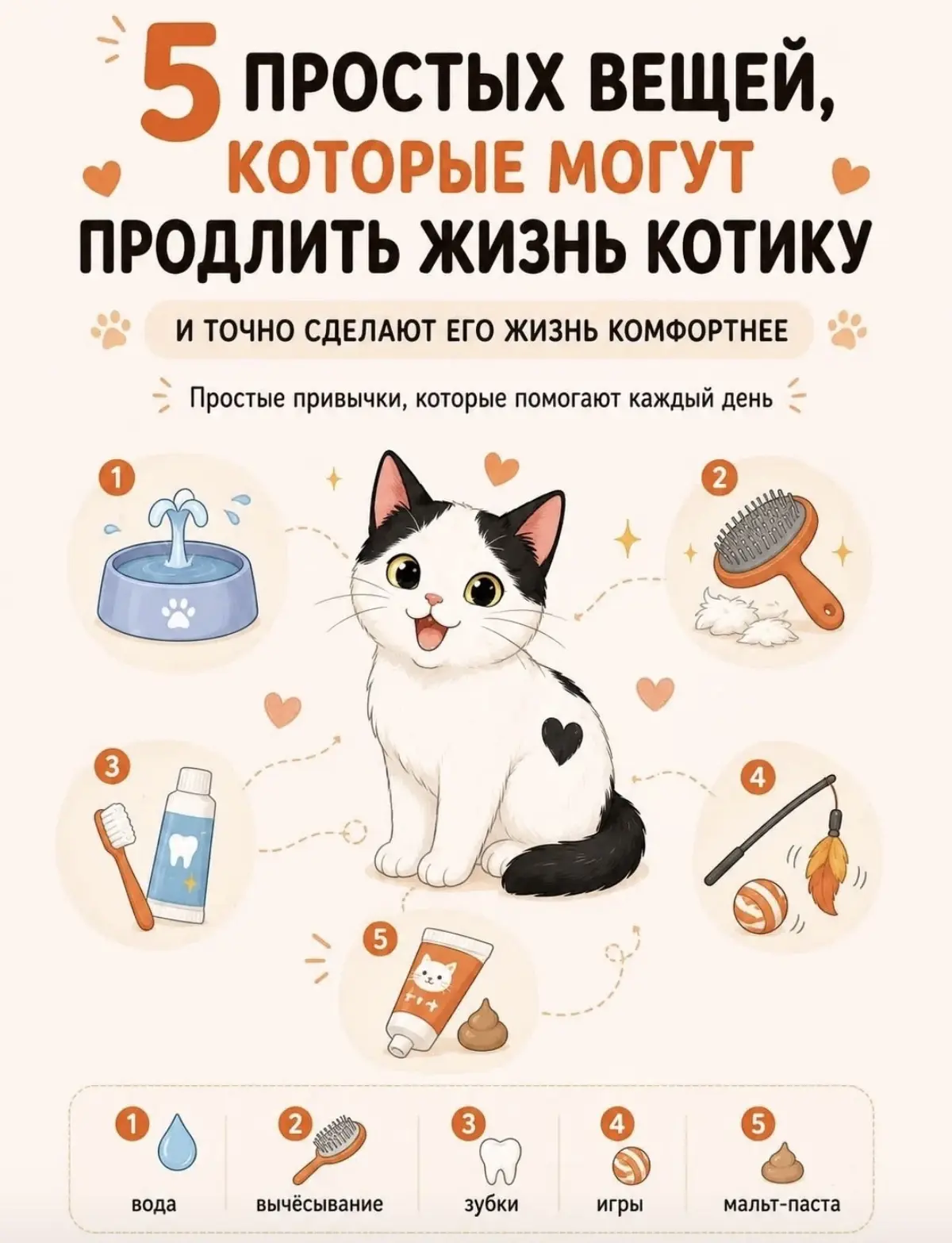 5 ПРОСТЫХ ВЕЩЕЙ, КОТОРЫЕ ПРОДЛЕВАЮТ ЖИЗНЬ НАШИМ КОШКАМ 🐾😻