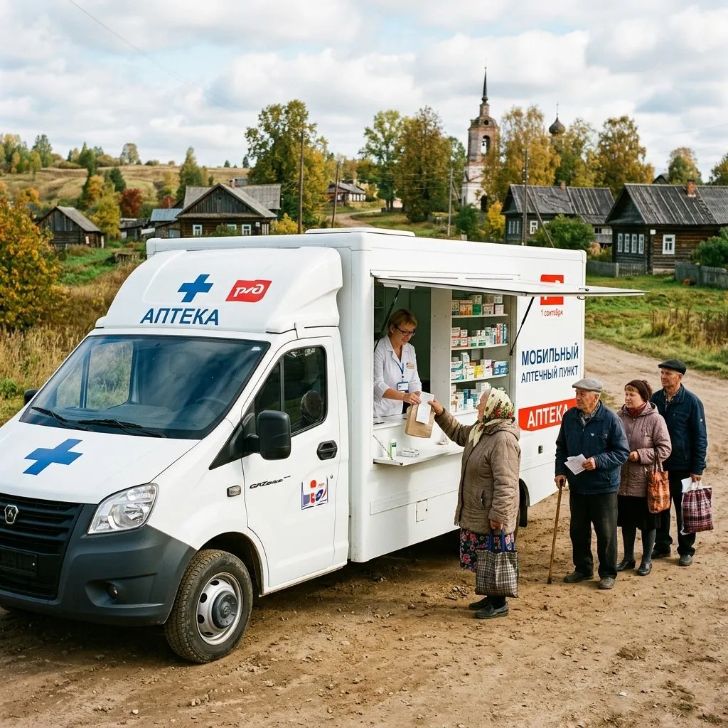 ⚡️С 1 сентября в России начнут работать передвижные аптеки🚑