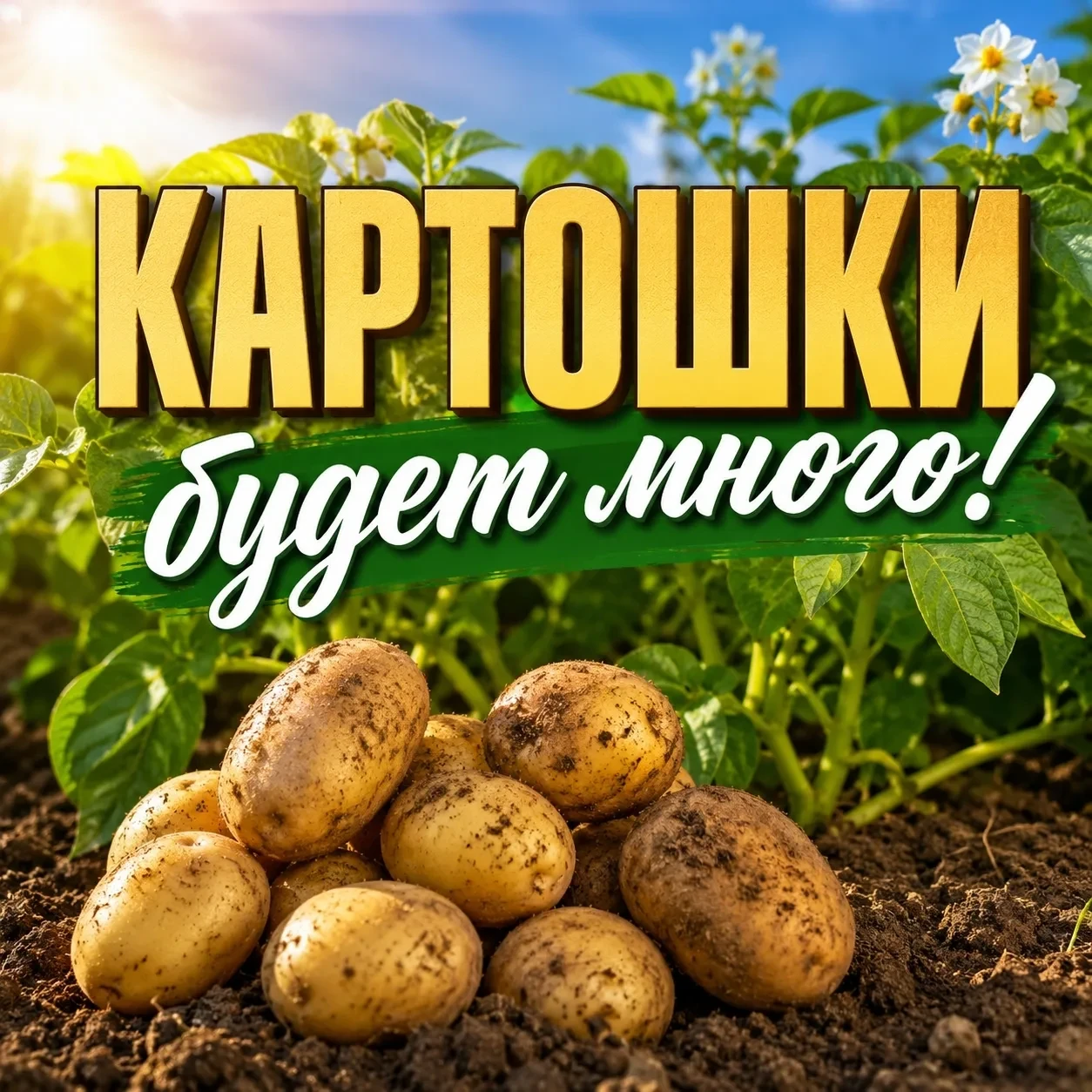 🥔 КАРТОШКИ БУДЕТ МНОГО

Есть простая и очень доступная подкормка, которая помогает картофелю нараст