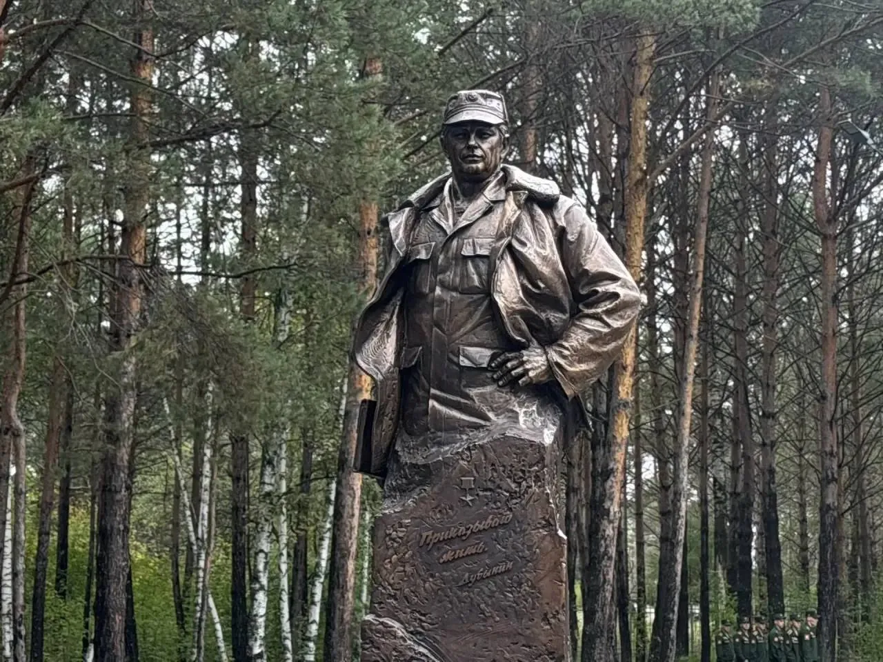 В День танкиста в Моховой Пади мы открыли памятник Герою России, генералу армии Виктору...