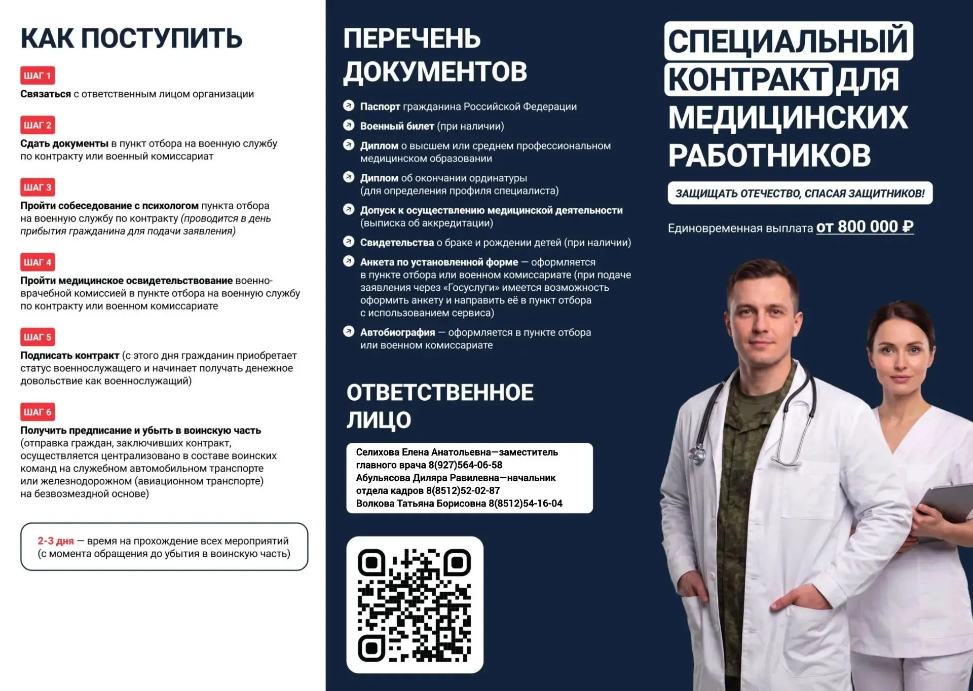 Специальный контракт для медицинских работников в 2026 году: