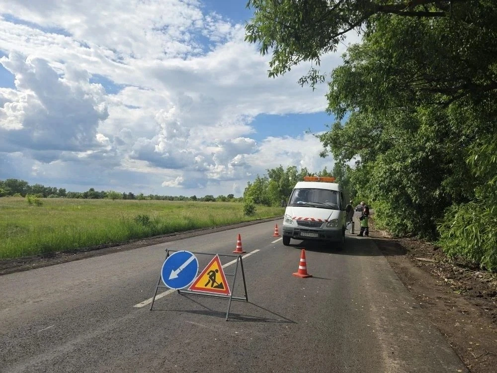 Представители министерства автомобильных дорог и транспорта Тамбовской области, подрядных организаци