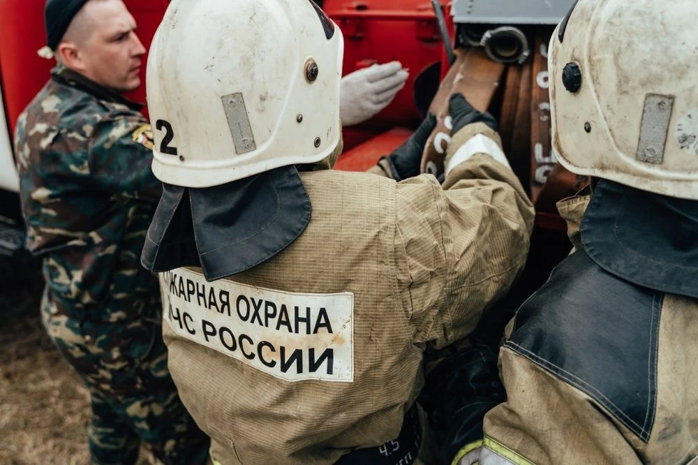 В Пролетарском районе Твери произошел пожар