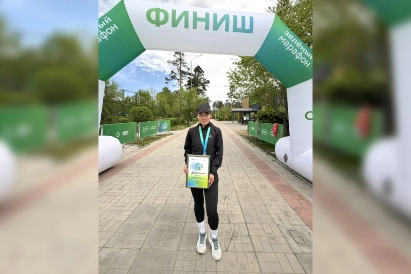 🏆Сотрудники Росгвардии стали призерами «Зеленого марафона» в Улан-Удэ