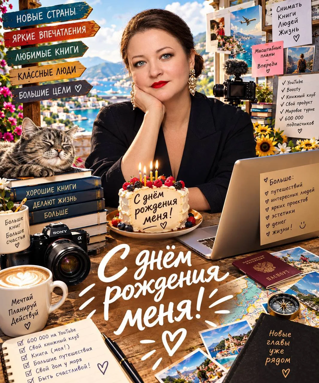 Сегодня у меня День рождения.