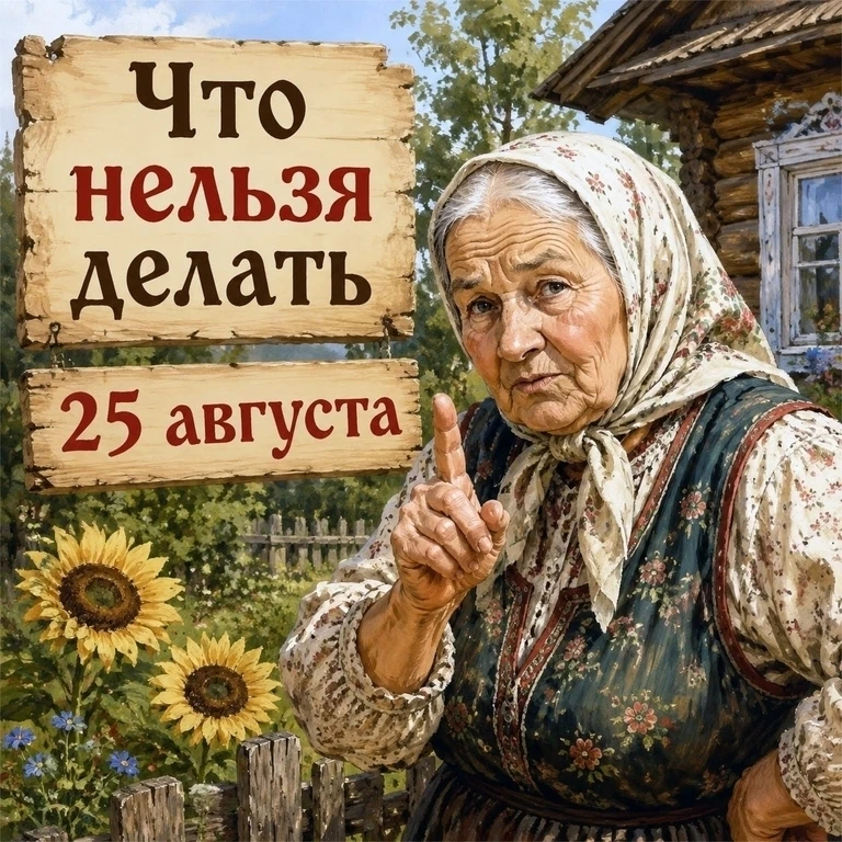🚫 Что нельзя делать 25 августа