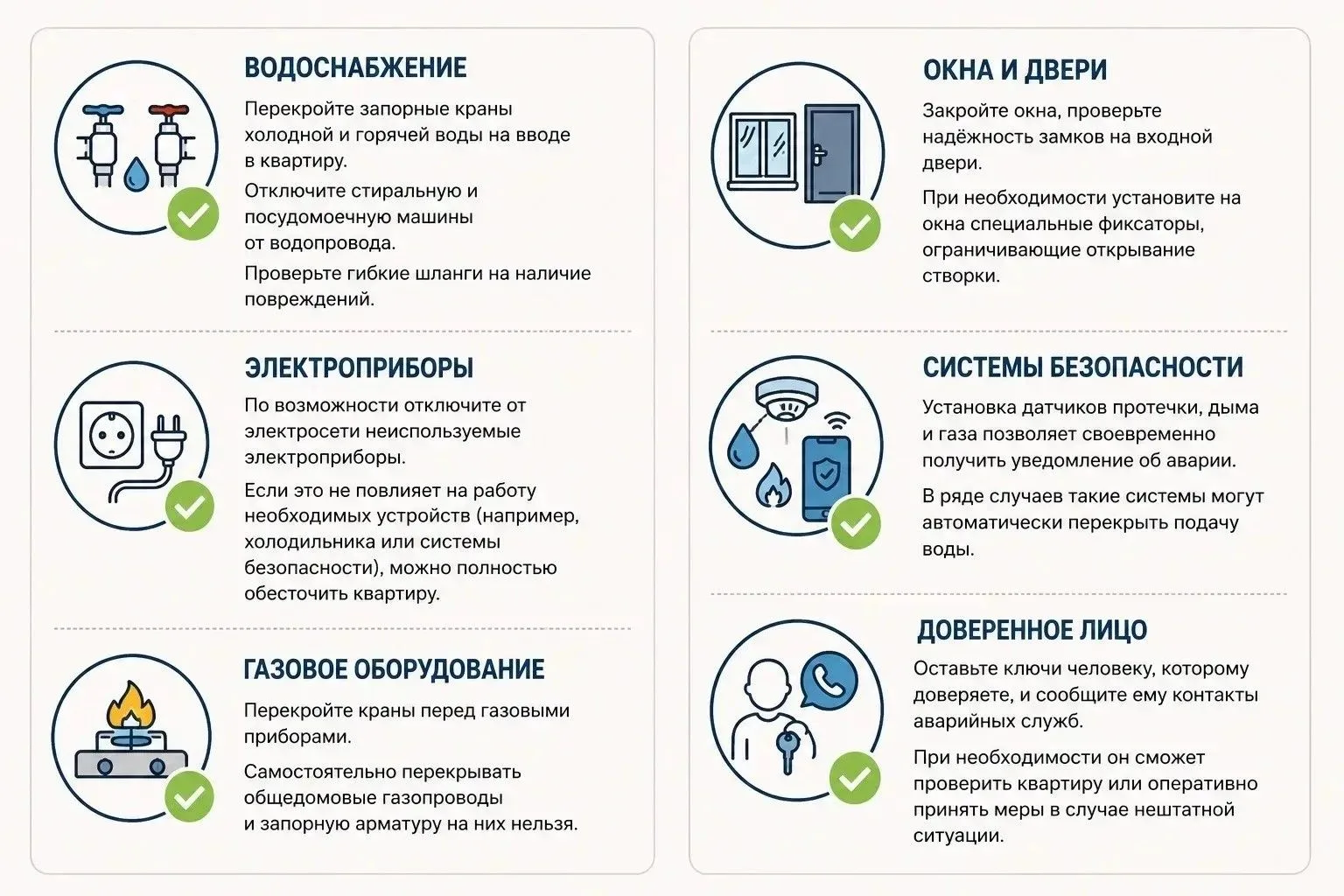 Безопасность квартиры в сезон отпусков: что важно знать.