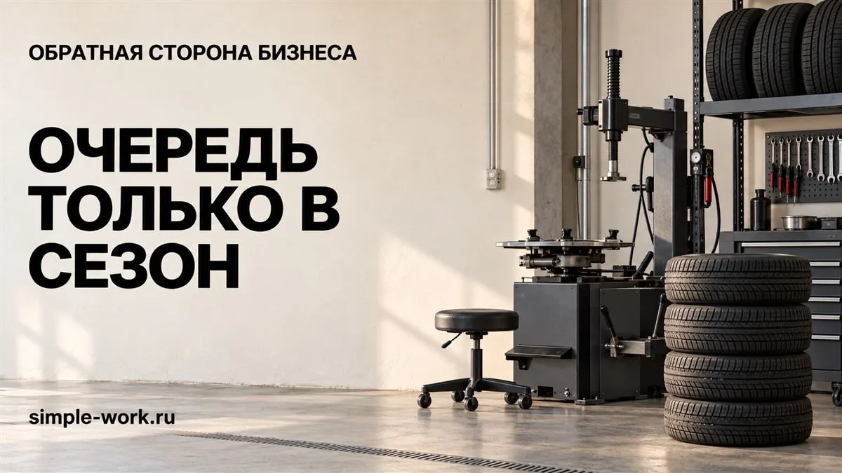 Шиномонтаж: очередь только в сезон