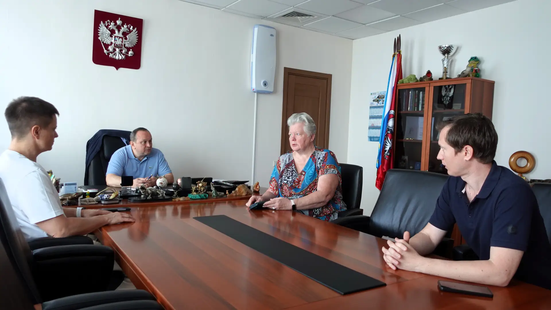 Встреча главы управы района Южное Бутово с директором школы № 1354 🎓