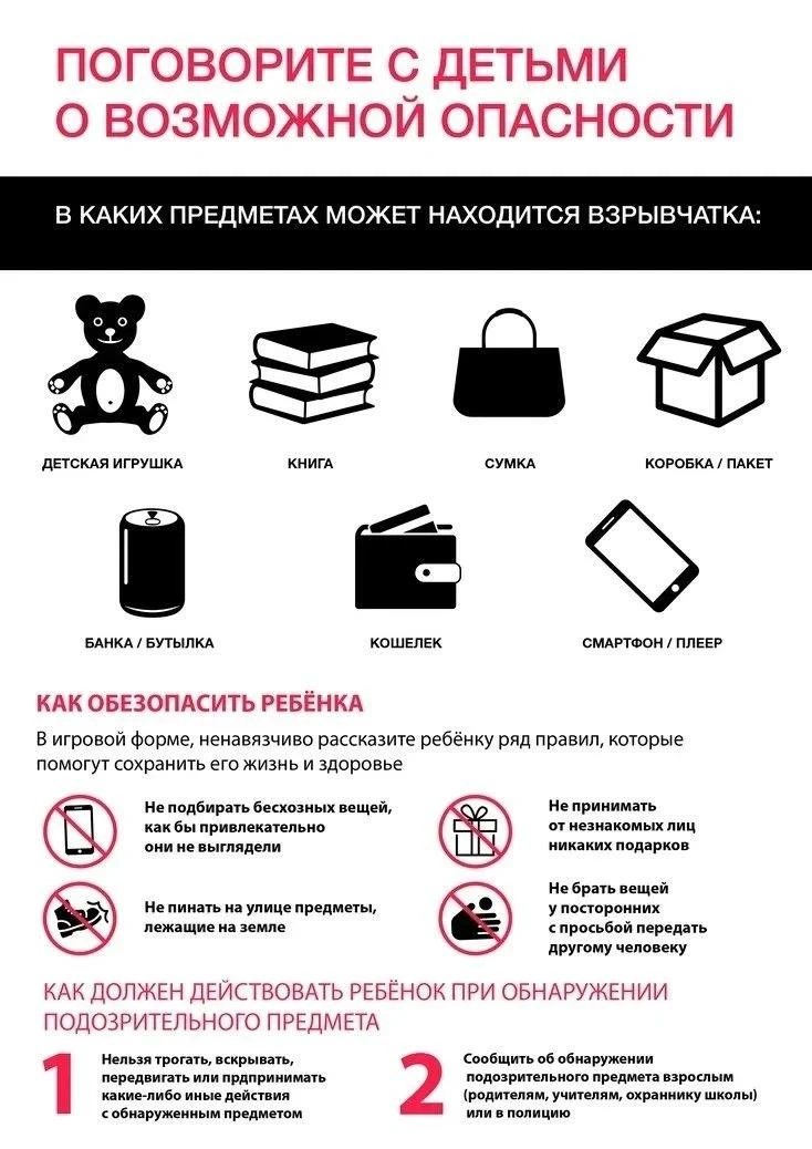 Памятка по мерам антитеррористической безопасности