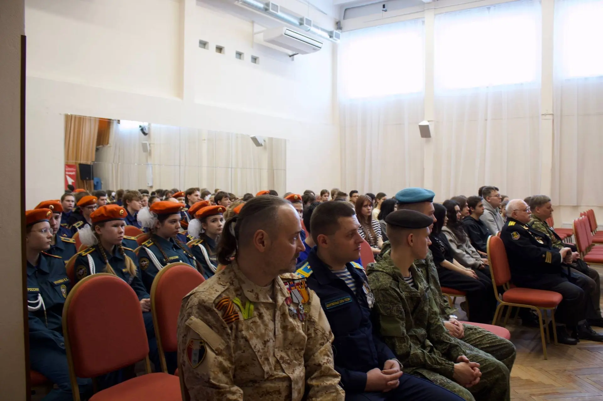 Профориентационная встреча с представителями Михайловской военной артиллерийской академии   21 февра
