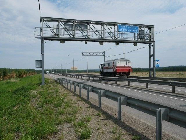 На трассе Красноярск — Енисейск после ремонта заработал пункт весогабаритного контроля