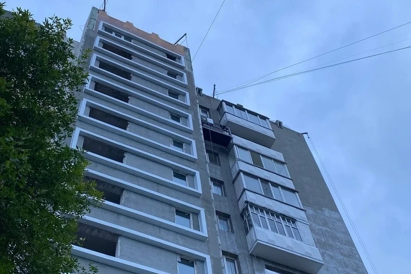 🏗 В Череповце высотку у 34-й школы досрочно утеплили