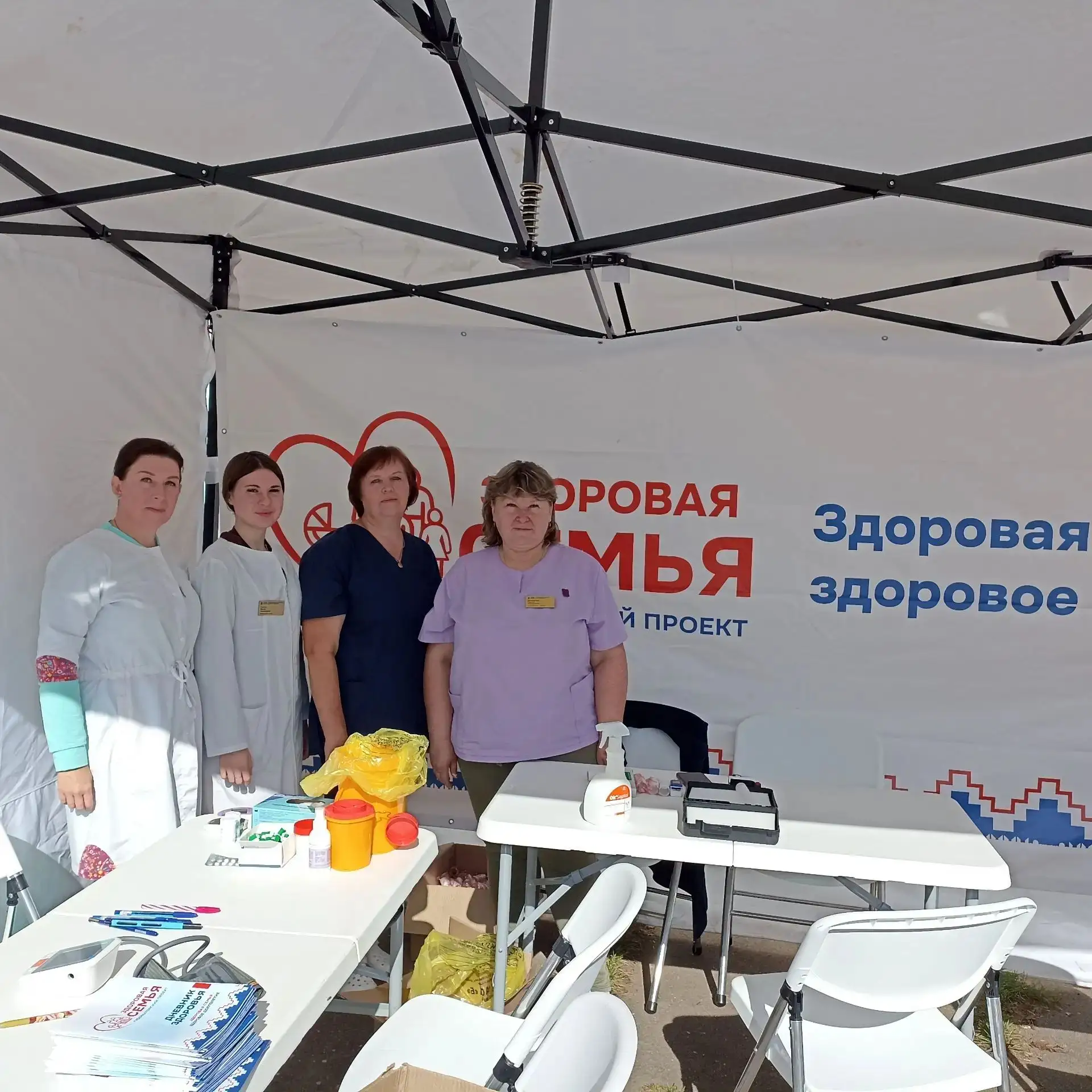 📊 Скрининг выходного дня в Медведе: 56 человек проверили здоровье