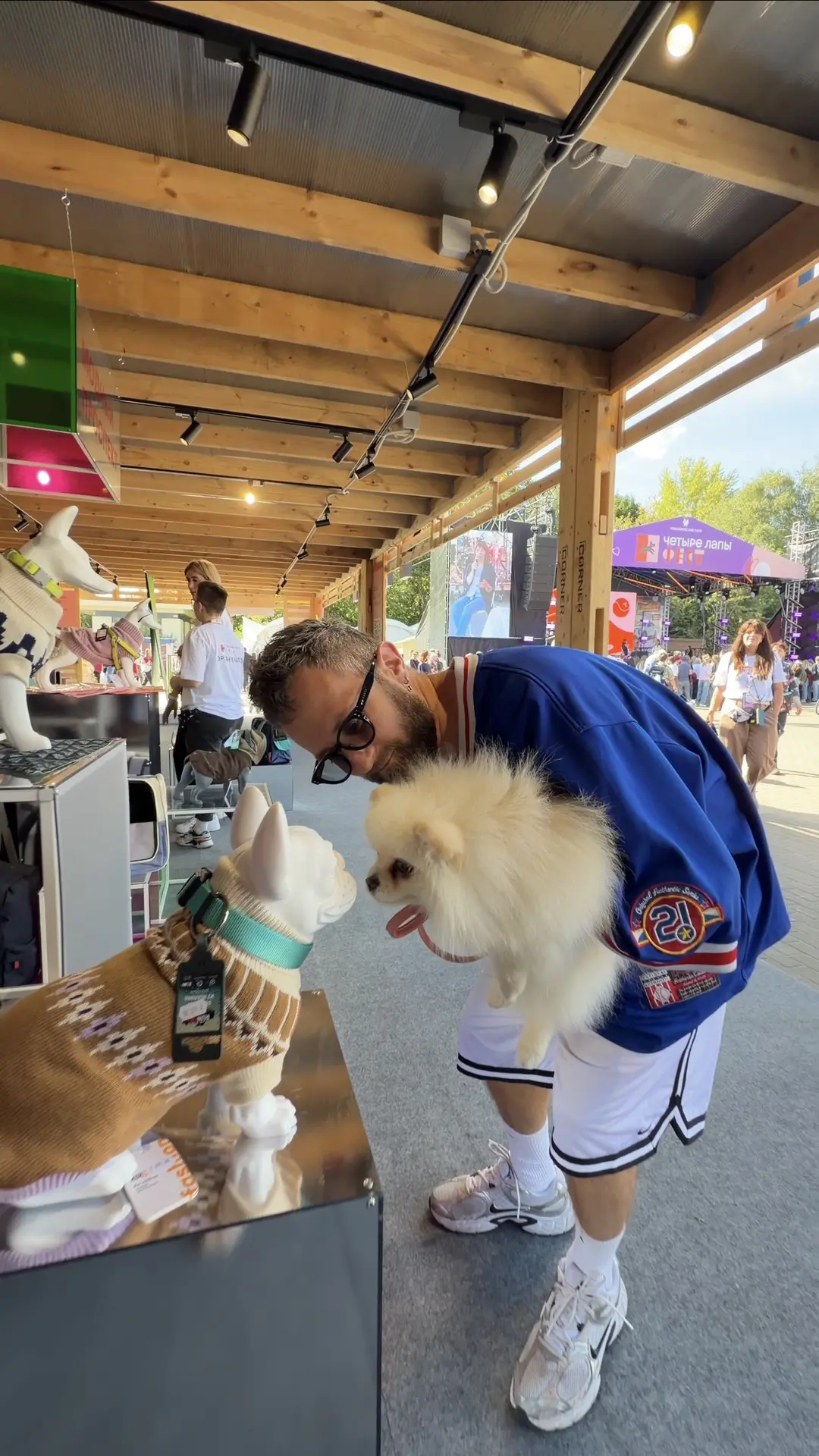 Провели пол дня на #4lapyfest сегодня 🐾🤍