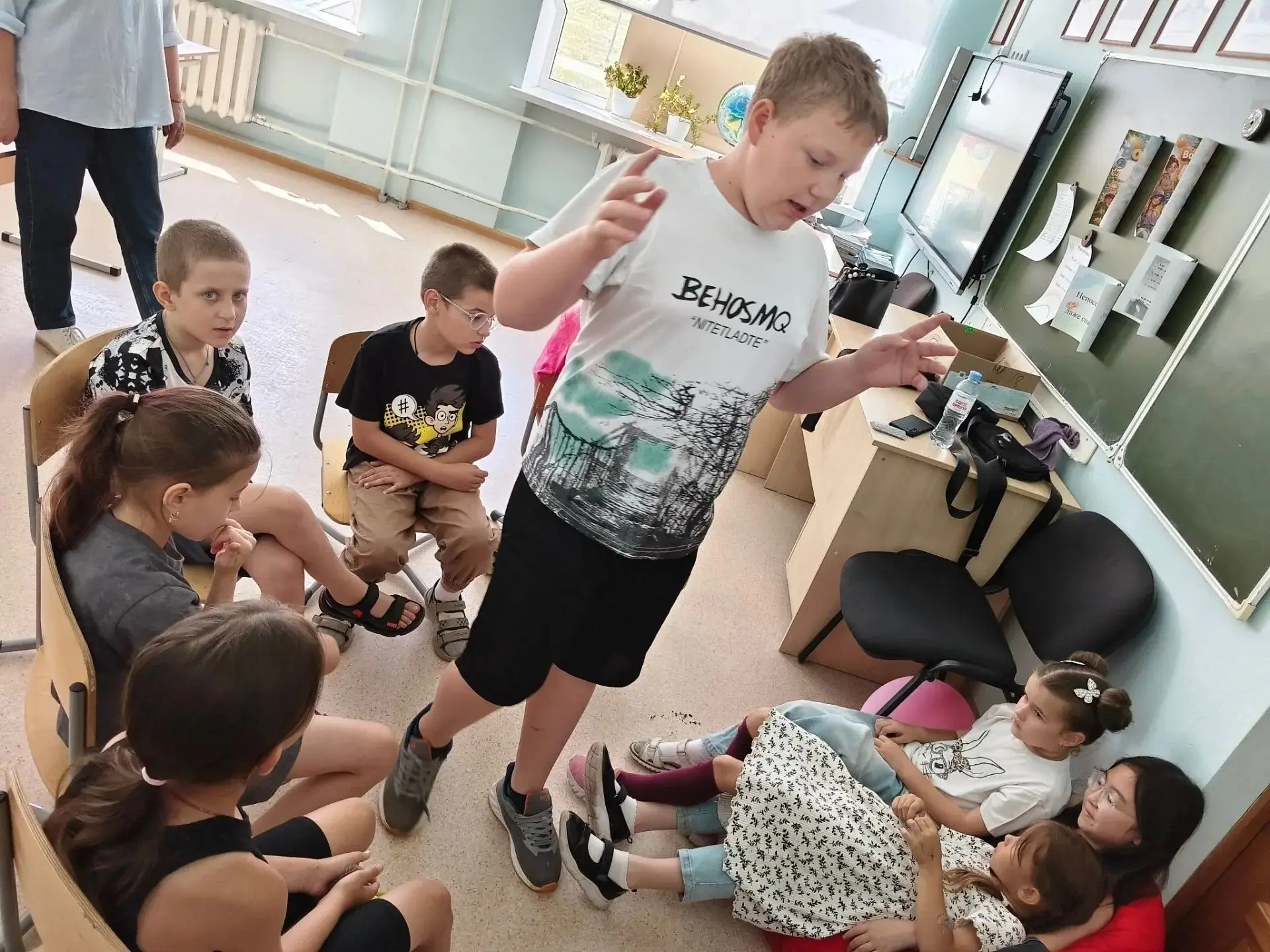 Сегодняшний день в нашем лагере был по-настоящему теплым, весёлым и познавательным!✨
Дети не только 