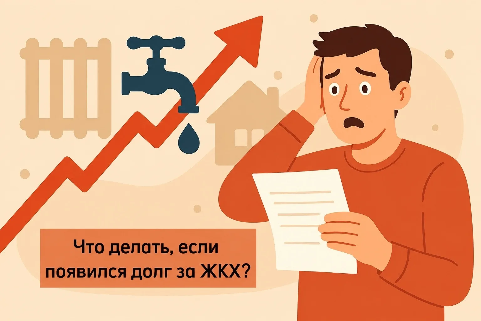 Что делать, если появился долг за ЖКХ? Разберём пошагово:
