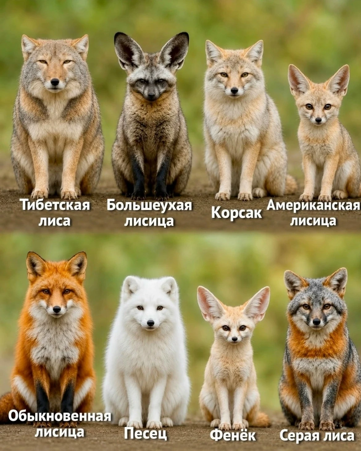 🦊 Лиса — не просто рыжая красавица из сказок. Это целая компания удивительных хищников!
 
Если в по