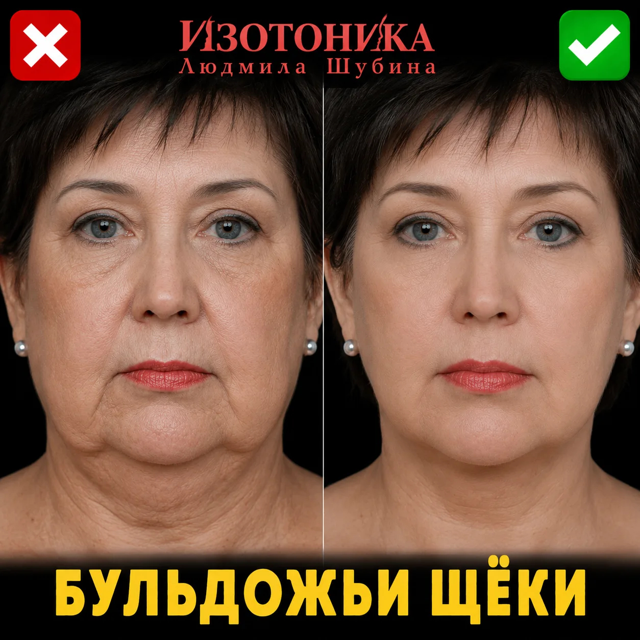 ЭТО ФОРМИРУЕТ БУЛЬДОЖЬИ ЩЁКИ