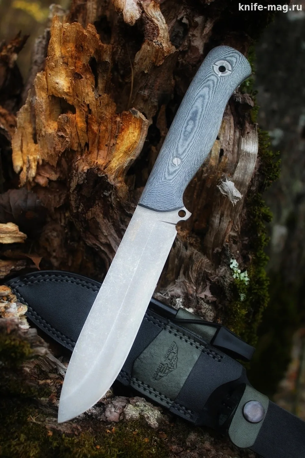 Туристический нож Ranger AUS-10 с огнивом
N.C.Custom 
Марка стали: AUS-10 
Общая длина: 286 мм 
Длин