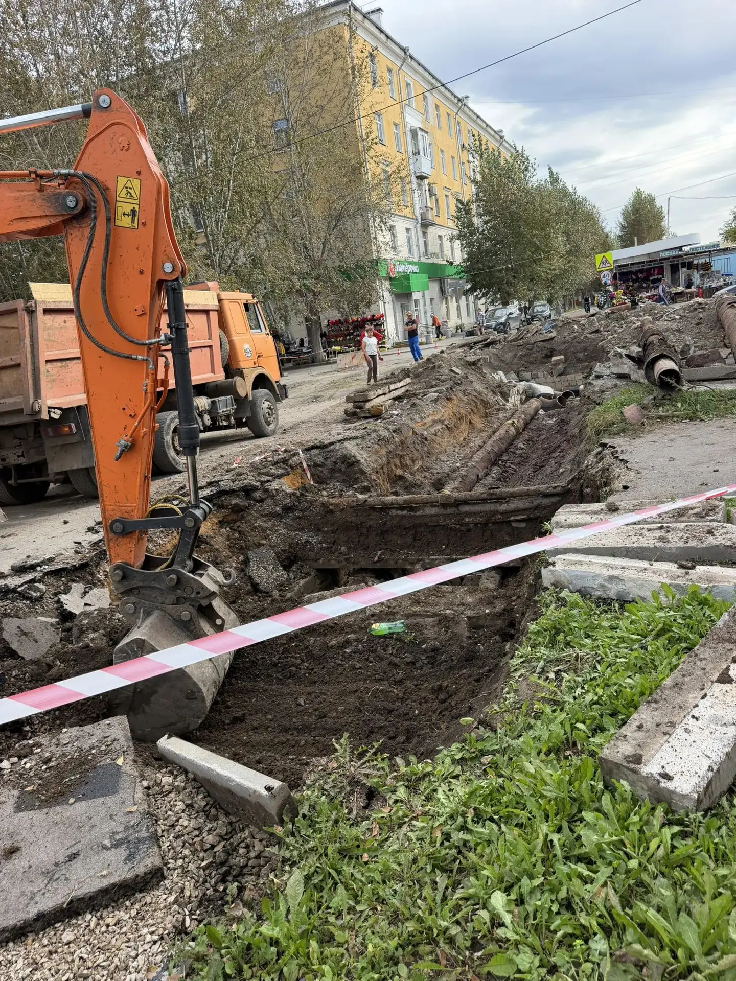 Подрядчик с 4 сентября проводит плановый  капитальный ремонт участка на магистральной с...