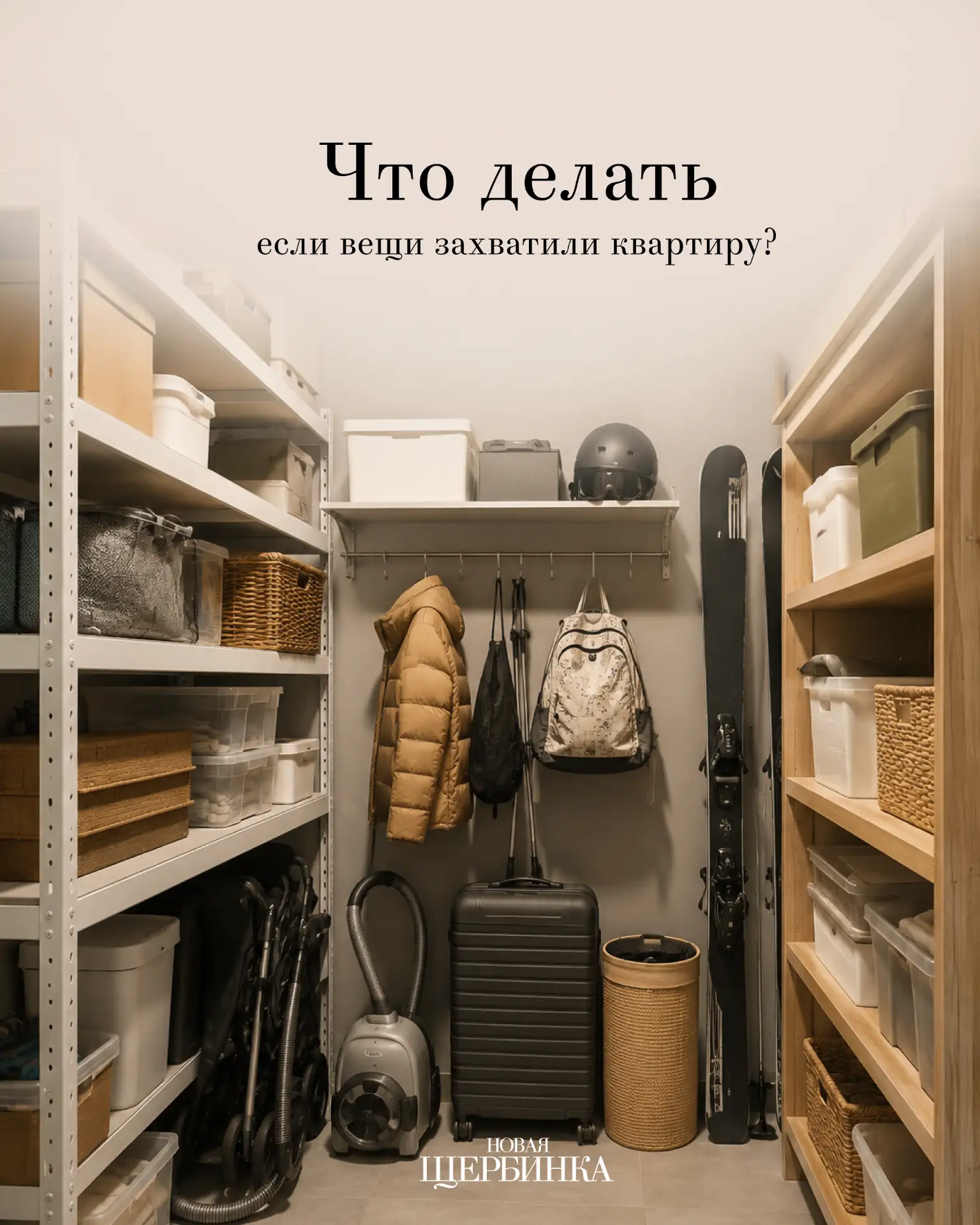 💡 Если дома стало тесно, у нас есть одна идея