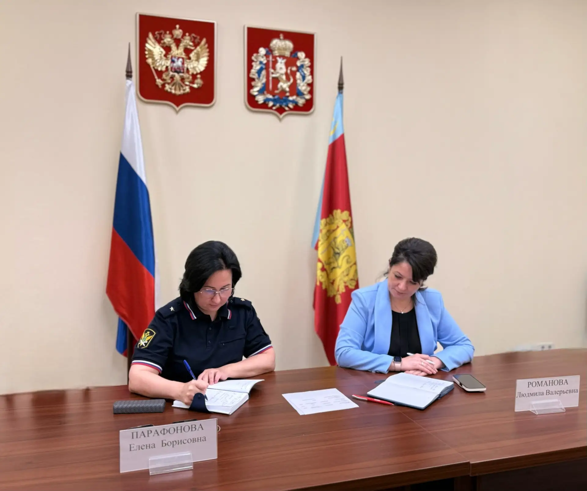 🔹Руководитель УФССП России по Владимирской области и Уполномоченный по правам человека во Владимирс