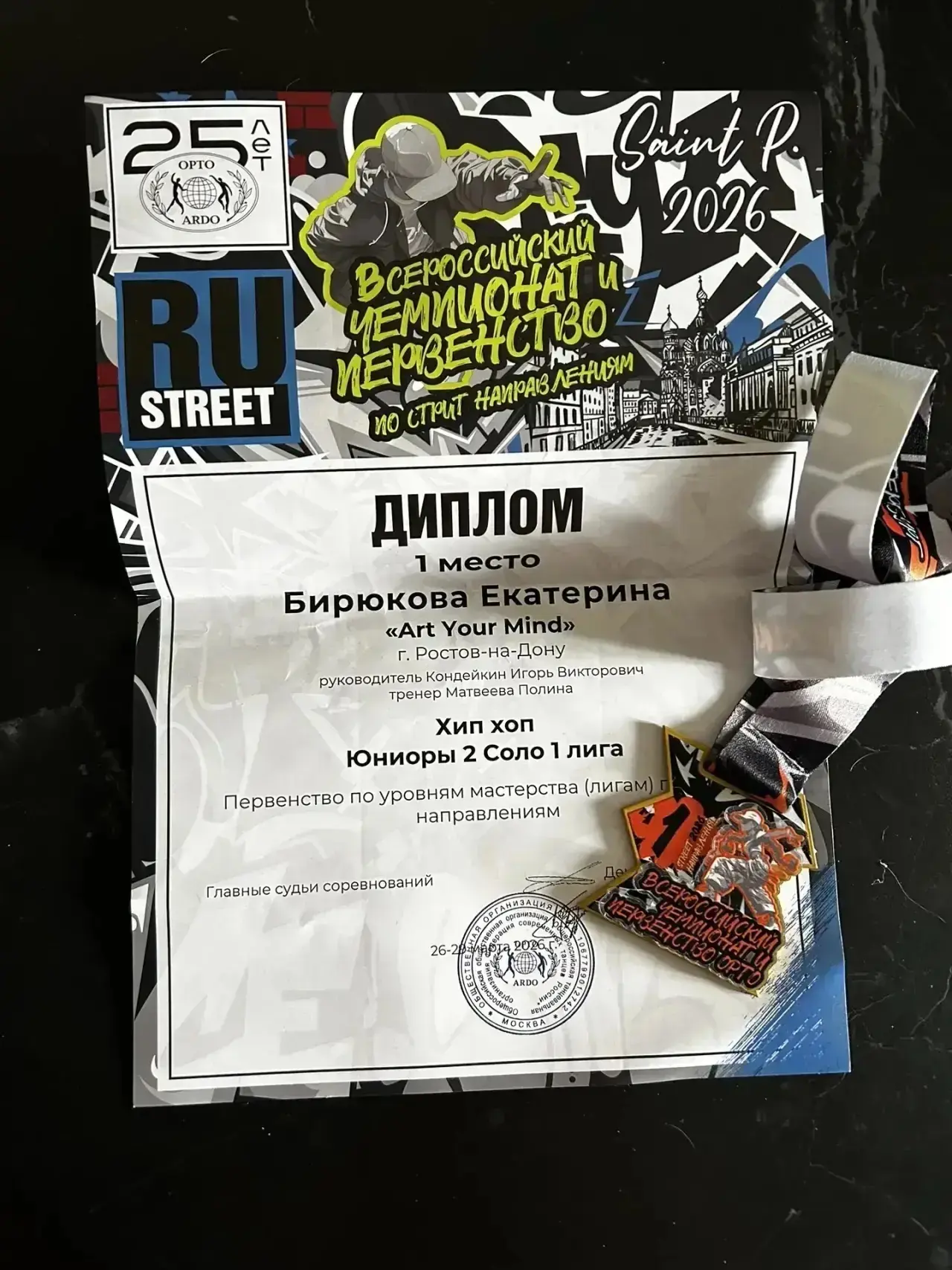 С 26 по 29 марта в Санкт- Петербурге проводился Всероссийский чемпионат и Первенство по стрит направ