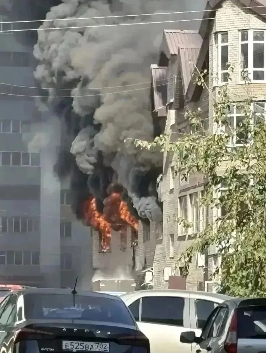 💔 Предварительно, женщина погибла при пожаре в ТСК «Солнечный» в Стерлитамаке