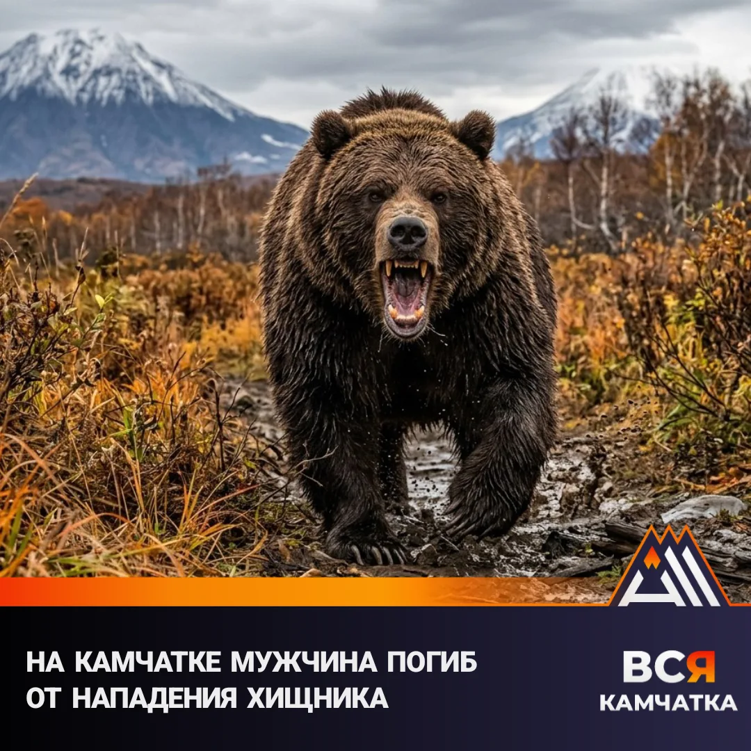 Хищник растерзал мужчину на Камчатке