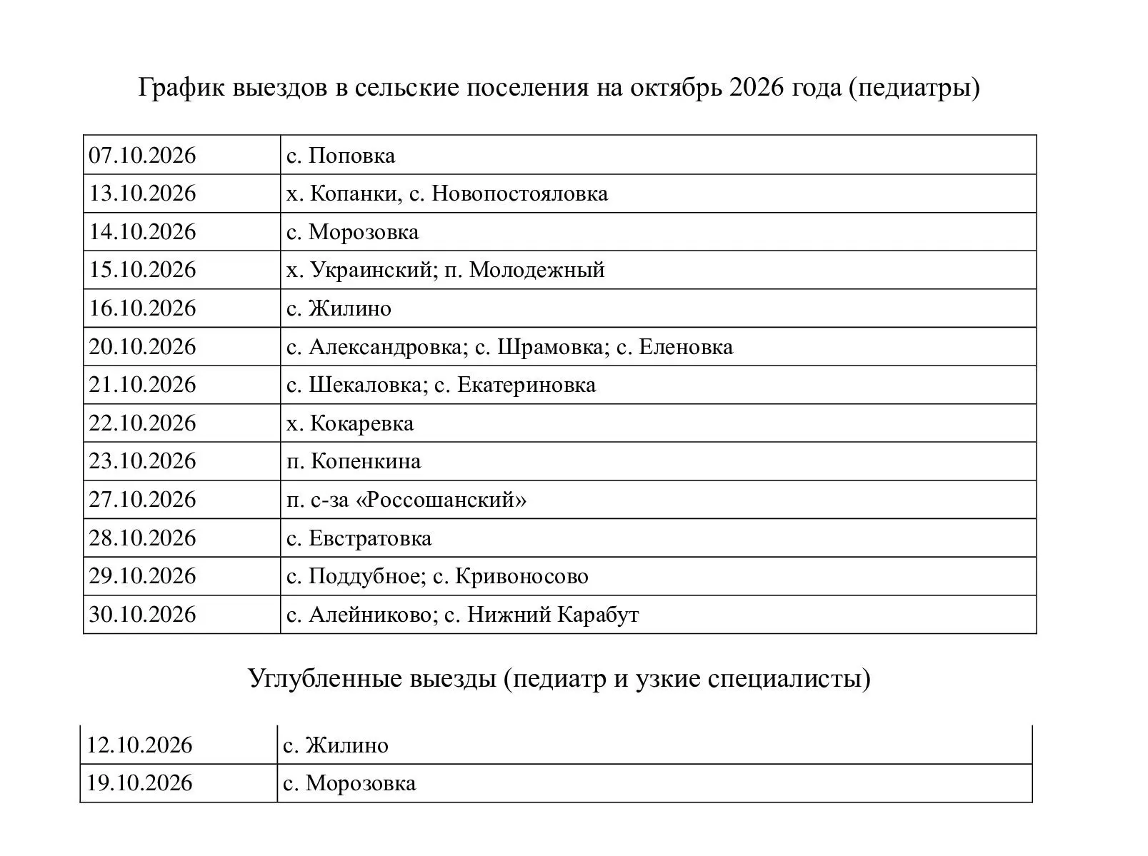 ✅Уважаемые жители Россошанского муниципального района!