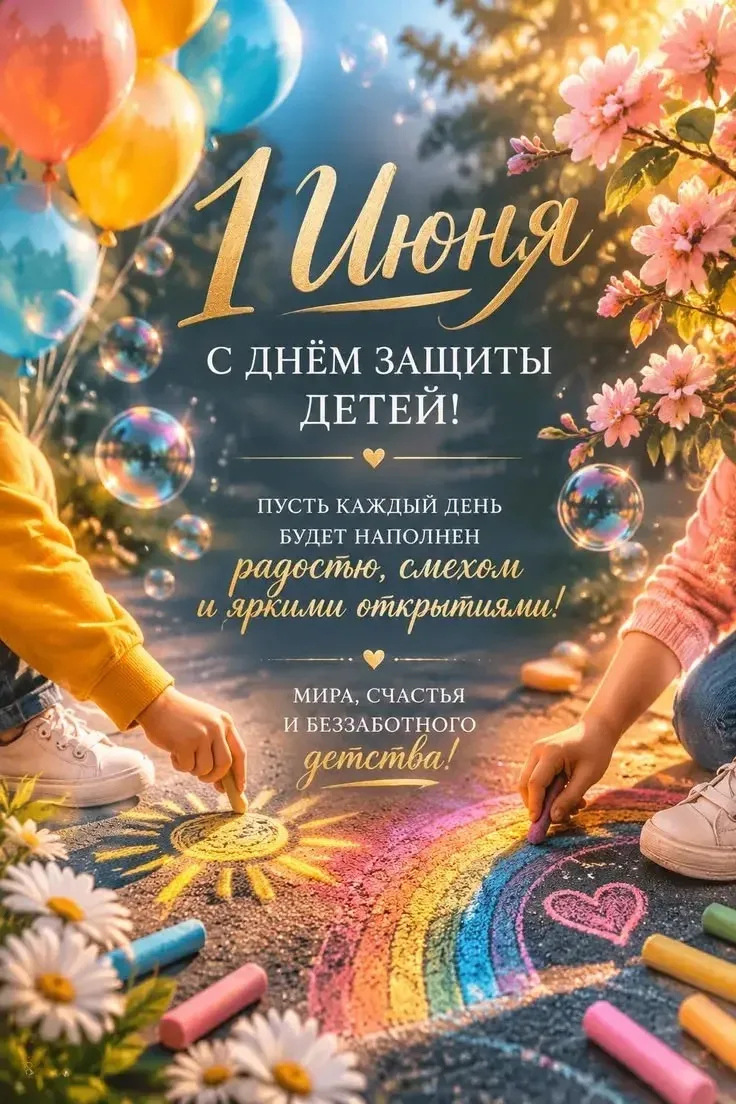 С Днём защиты детей! 💖