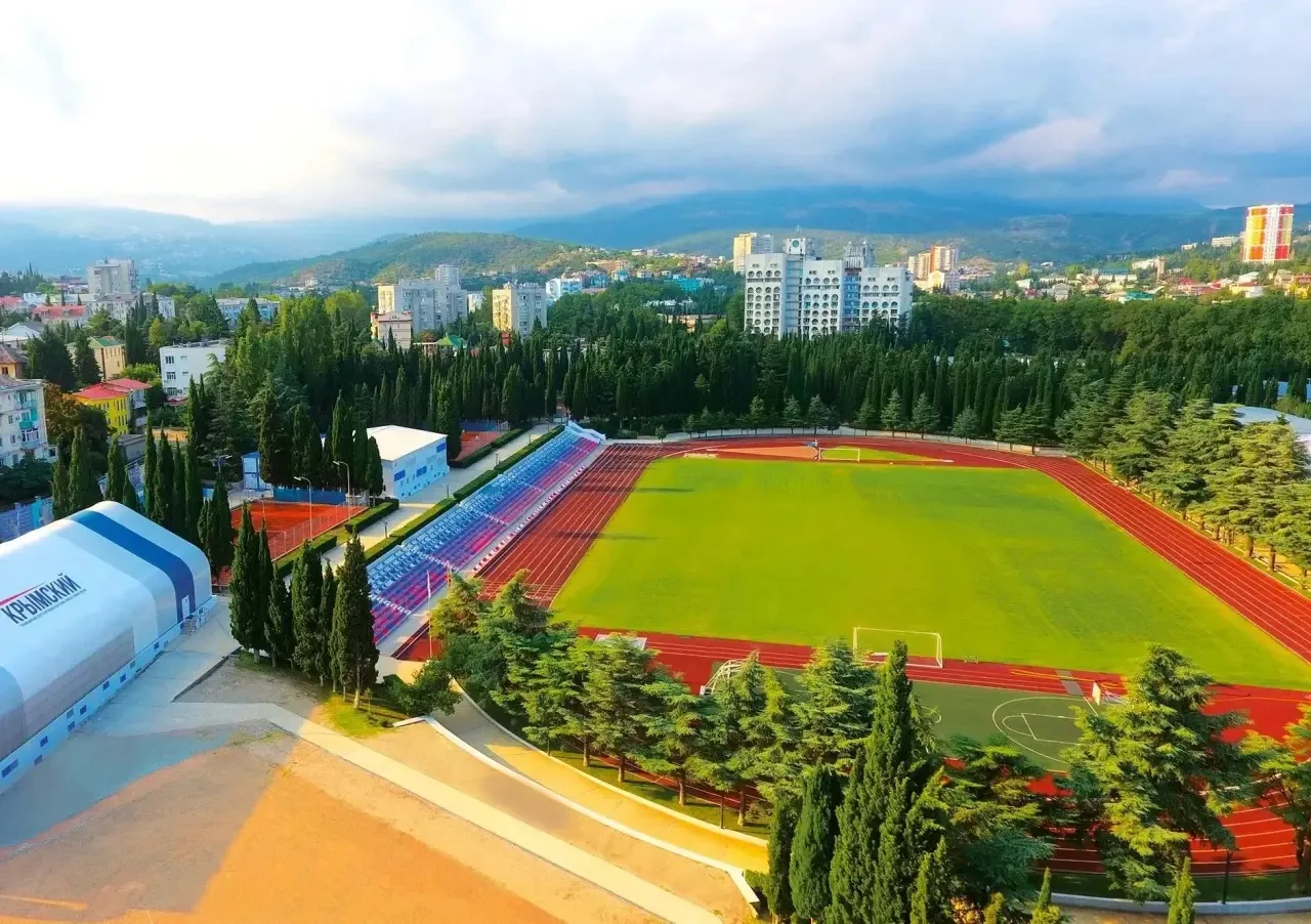 🏟️ Стадион (центральное спортивное ядро) в ФГБУ «ТЦСКР «Крымский»  - город спорта под ...