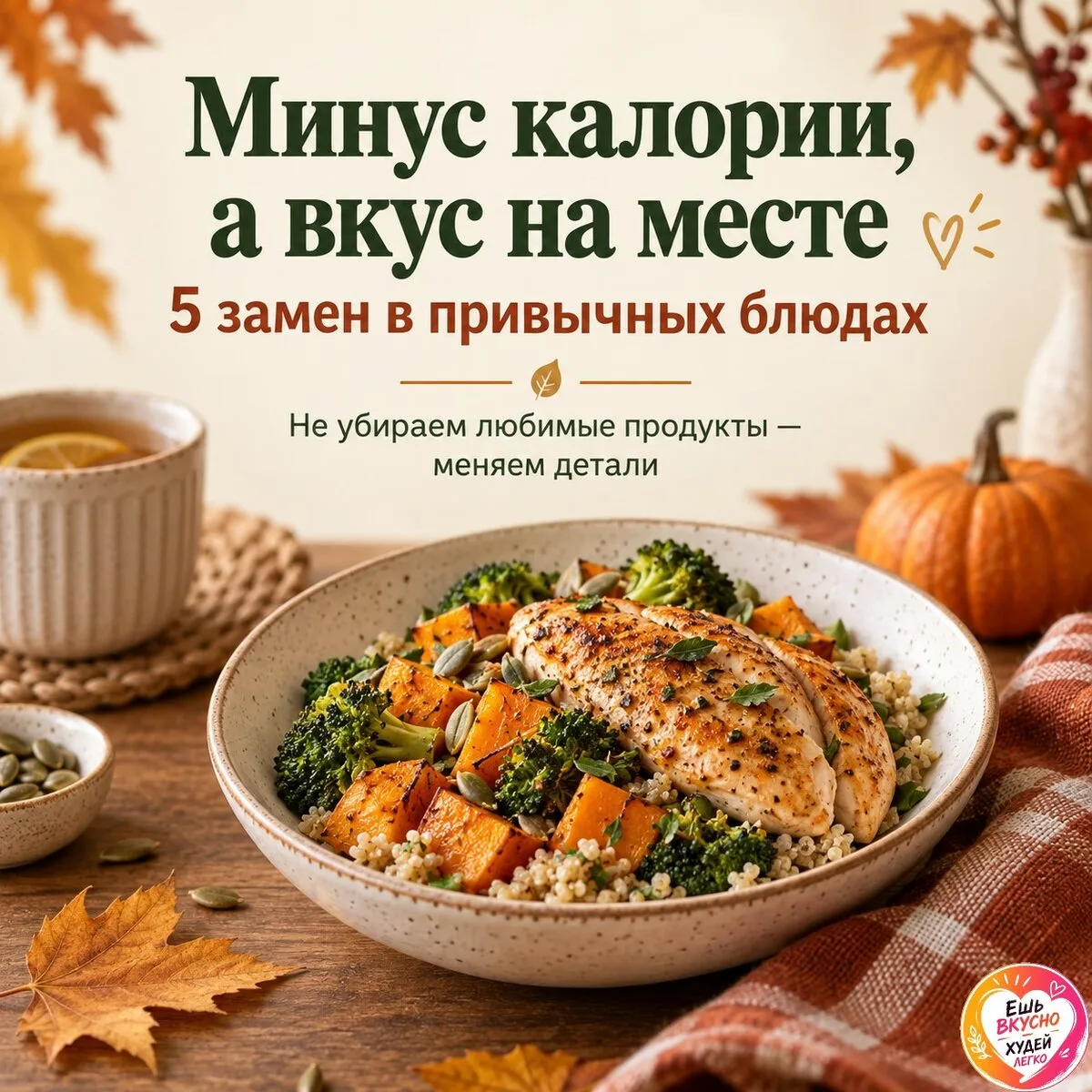 Где в привычном блюде прячутся лишние калории?