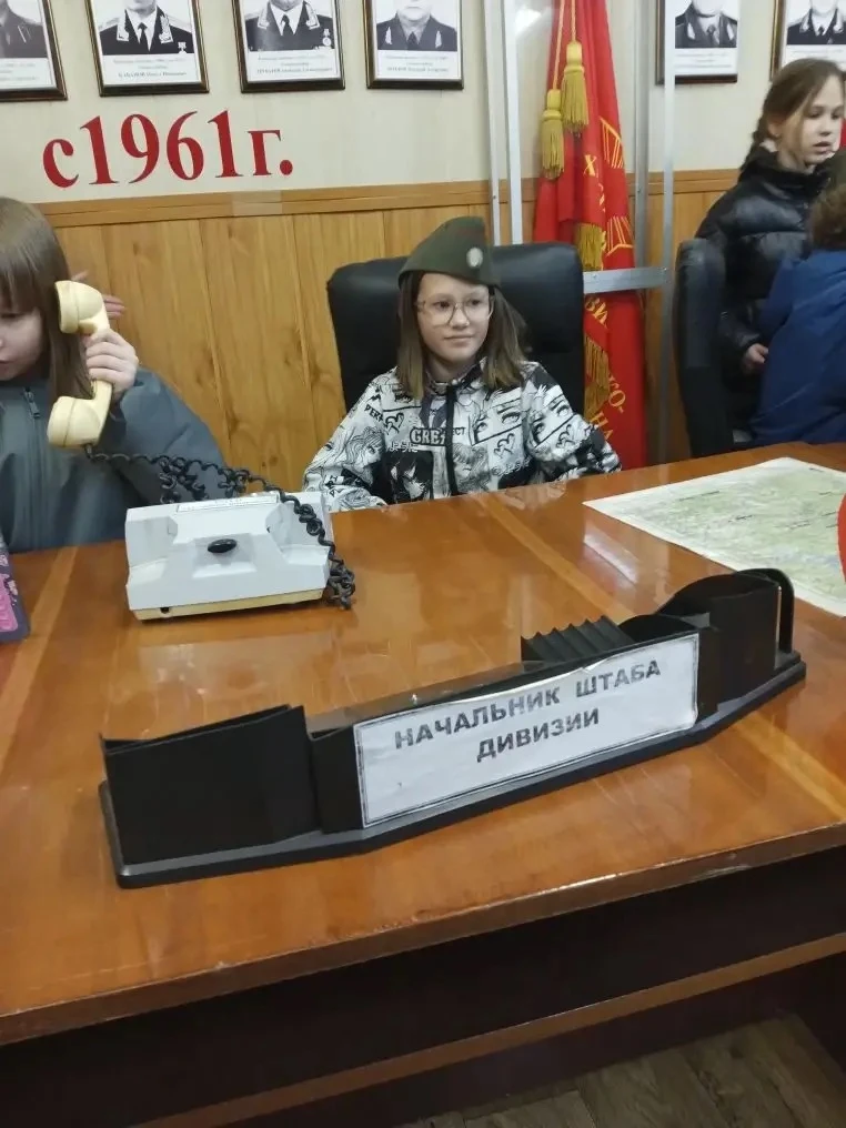 🪖29 апреля  3д класс (кл. руководитель Шилова Т.Л.) в преддверии Дня Победы побывал в настоящем подз