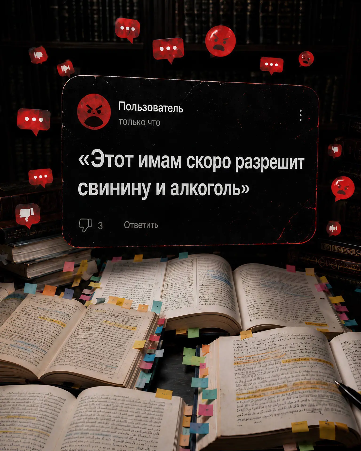«Этот имам скоро разрешит свинину и алкоголь»