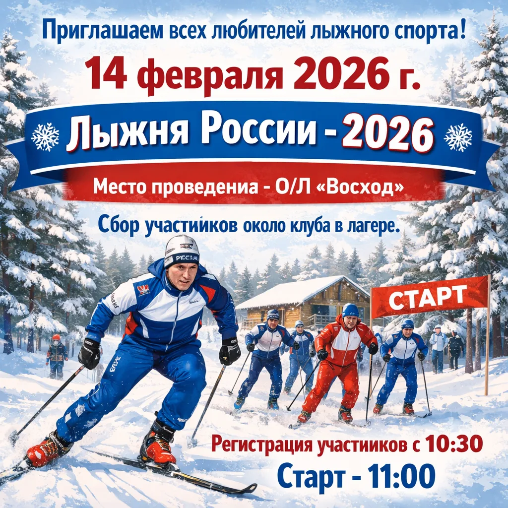 «Лыжня России» — это традиционный зимний праздник для детей и взрослых. Это отличный по...